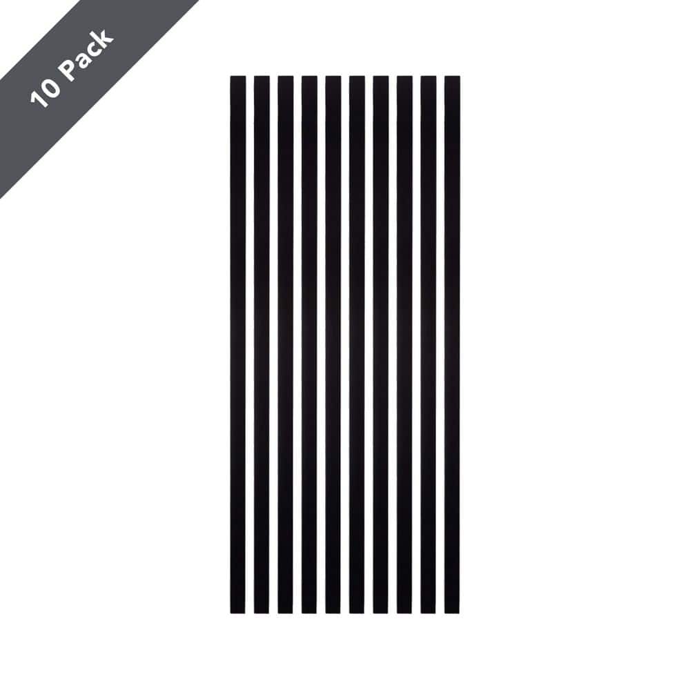 32 in. x .75 in. Black Aluminum Square-Shaped Estate Baluster (10-Pack) price history on PriceWatchPro