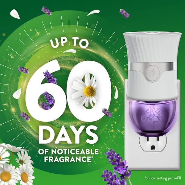 0.67 oz. Lavender and Chamomile Automatic Air Freshener Oil Plug-In Starter Kit