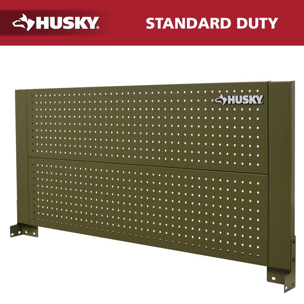 Husky 46 in. Army Steel Pegboard Attachment H46PEGBOARDARMY-TL