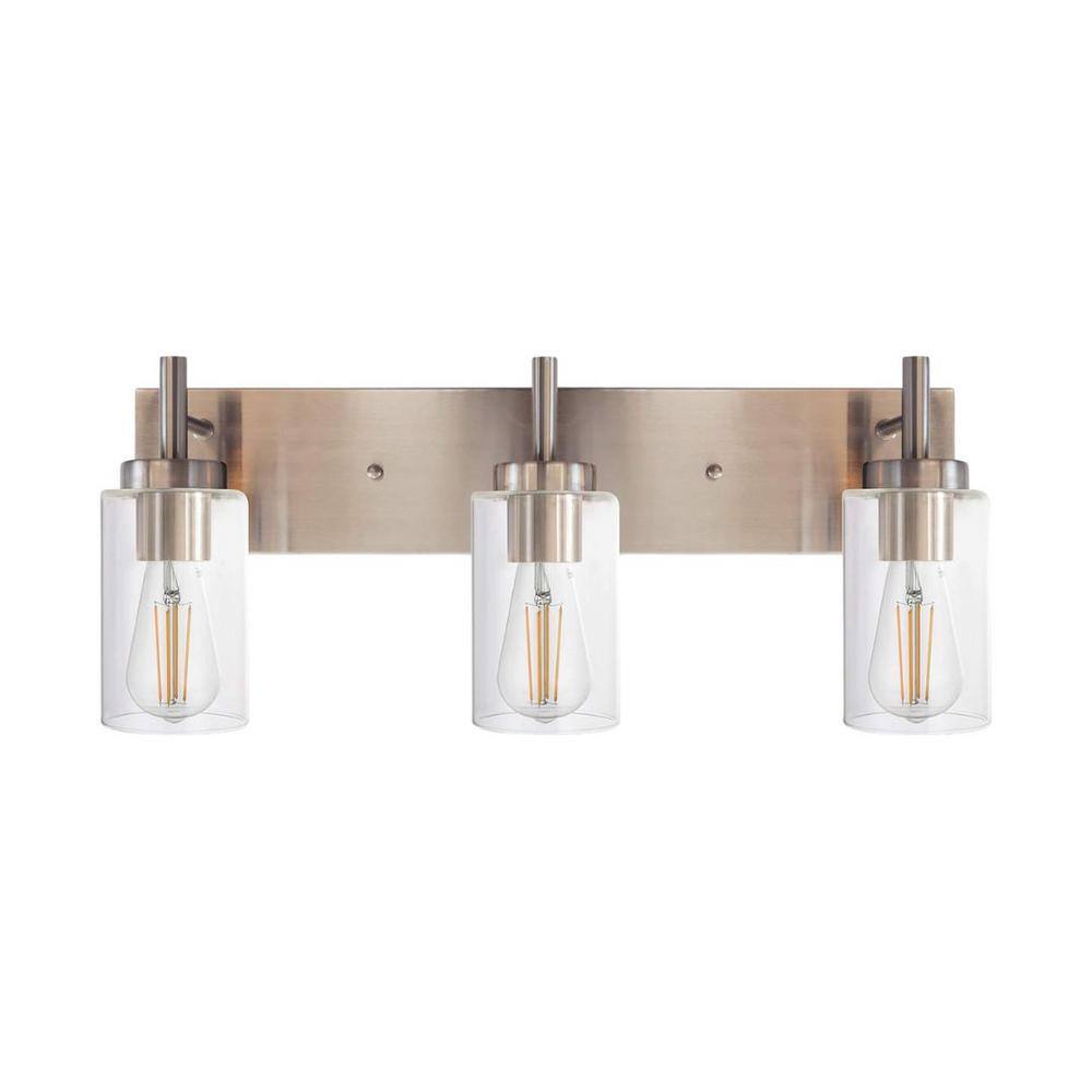 Sunpez 23.6 in. W 3-Lights C Bathroom Vanity Light Wall Light Fixtures ...