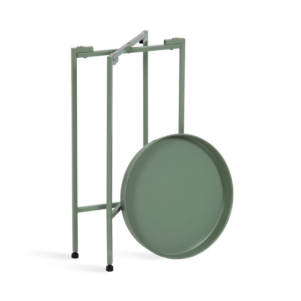 Celia Green Metal Foldable Tray Accent Table