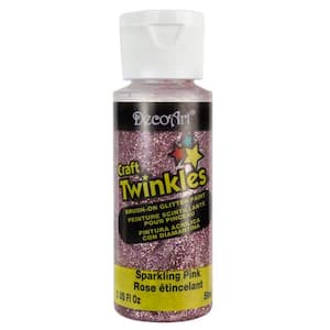 2 oz. Craft Twinkles Sparkling Pink Glitter Paint