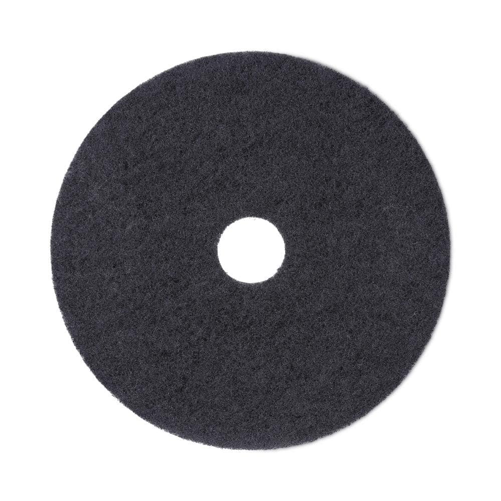 Boardwalk 19 in. Dia Black Stripping Floor Pads (5Pack) BWK4019BLA