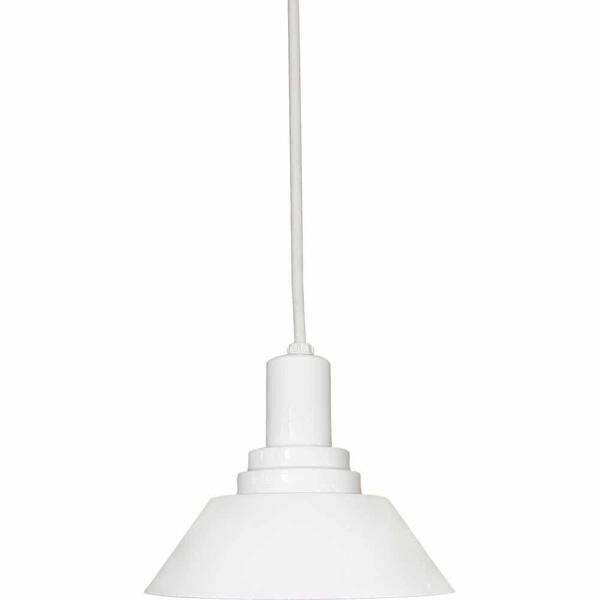 Filament Design Lenor 2-Light White Incandescent Semi Flush Mount