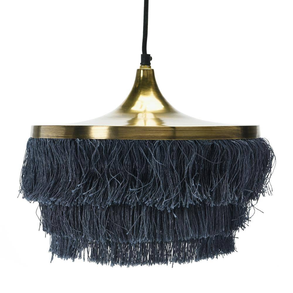 1-Light Gold Tier Pendant Light with Fringe price history on PriceWatchPro