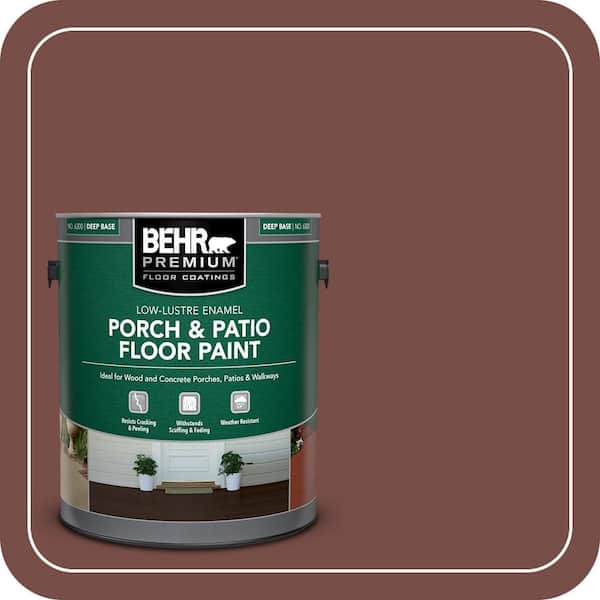 1 gal. #170F-7 Leather Bound Low-Lustre Enamel Interior/Exterior Porch and Patio Floor Paint