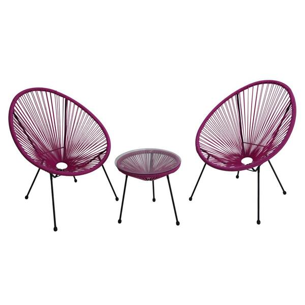 purple outdoor lounge chair