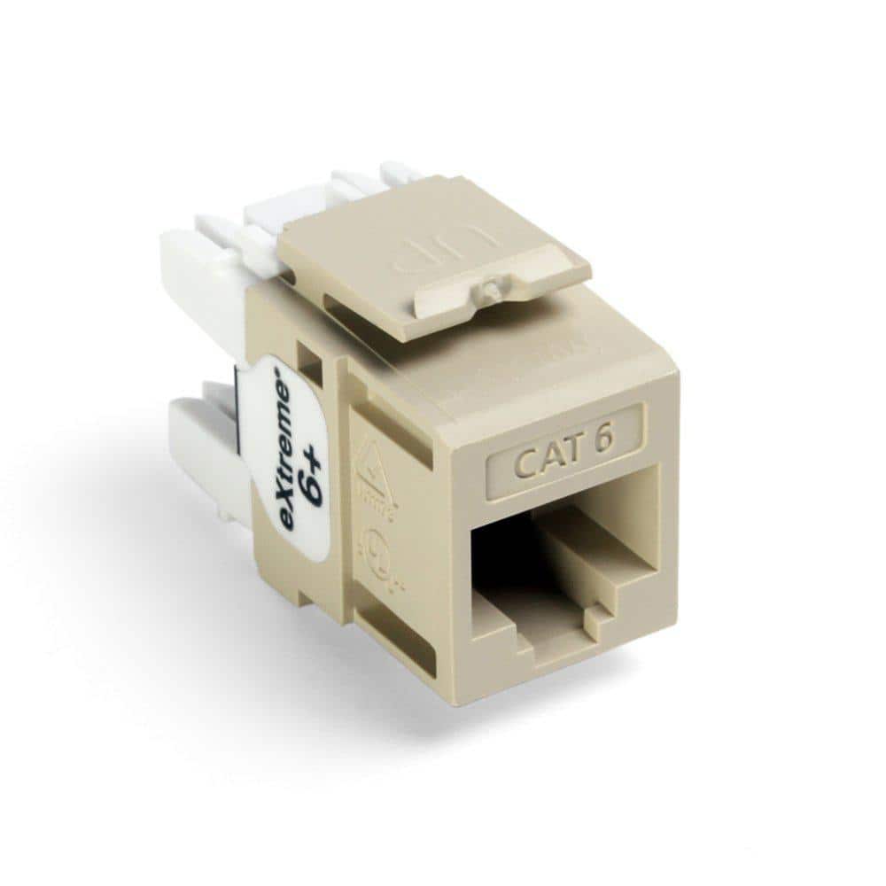 Leviton QuickPort Extreme CAT 6 Connector with T568A/B Wiring