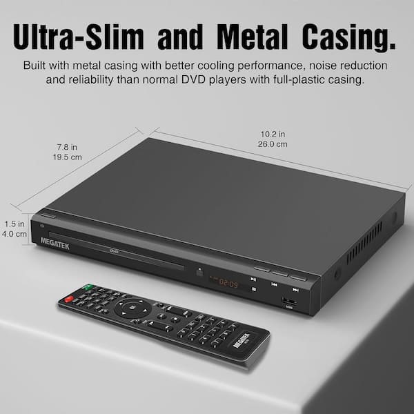 Ahfiwaso 1080P Region-Free DVD Player for TV,Plays All