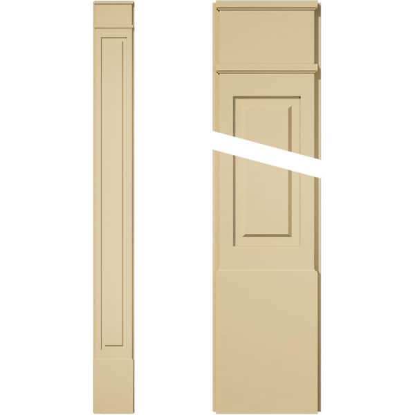 Ekena Millwork 2 in. D x 12 in. W x 120 in. L Primed Polyurethane Pilaster 1- Pack