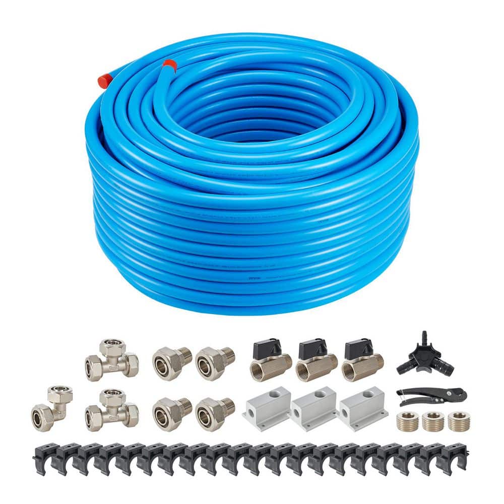 Air Compressor Line Kit, 300 FT. x 3/4 in., HDPE-Aluminum Compressed Air Piping System, Leak-Proof, Pressure-Resistant price history on PriceWatchPro
