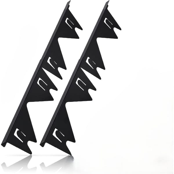 2 Pack 13.8 in. to 27.5 in. Width 0.79 in. Adjustable Stainless Steel Stove Gap Cover Kit, Black, Range Gap Filler