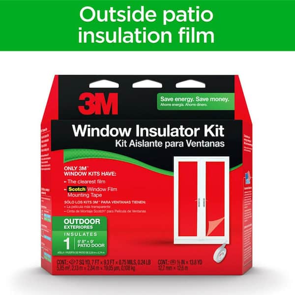 3M 84 in. x 112 in. Outdoor Patio Door Insulator Kit