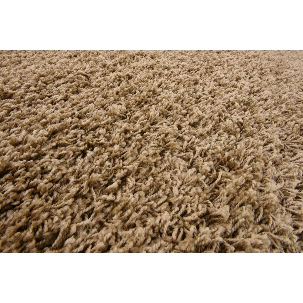 Sandy Brown 8' x 10' Reversible Shag Area Rug