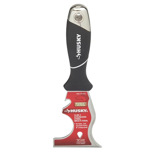 Husky 9-in-1 Stainless Steel Drywall and Painter's Multi-Tool
