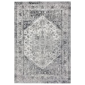 Veronica Selsey Grey 9 ft. 10 in. x 13 ft. 2 in. Oversize Area Rug