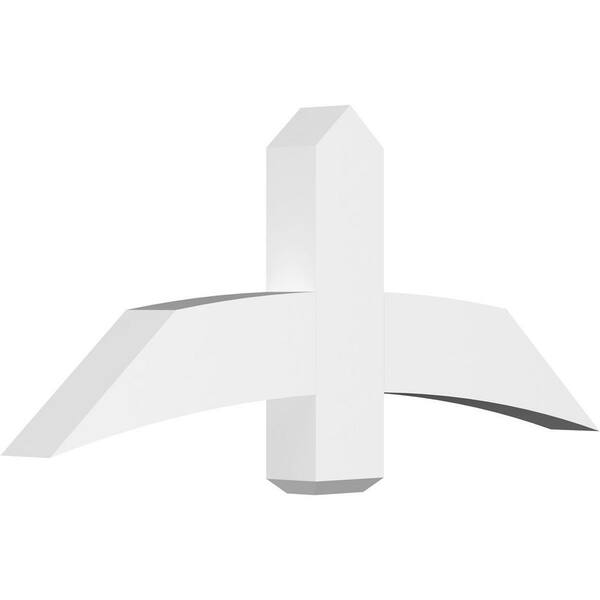 Ekena Millwork Bellingham 48 in. W x 20 in. H x 4 in. D Signature Polyurethane Bracket