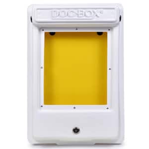 11.5 in. x 18.5 in. x 4 in. Outdoor/Indoor Smaller Posting Permit Box Unit with Window and Lock