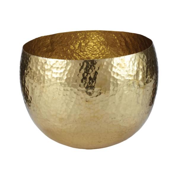 Titan Lighting Gold Hammered Small Brass Dish
