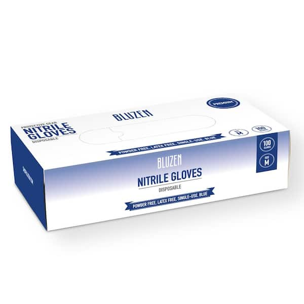 4 mil nitrile gloves medium