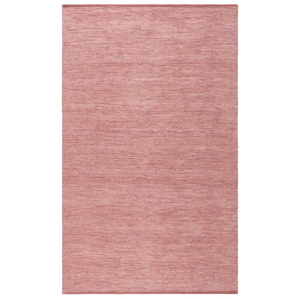 SAFAVIEH Montauk 4 ft. x 6 ft. Rust Modern Solid Area Rug MTK321P-4 ...