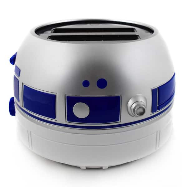 Uncanny Brands Star Wars R2D2 Deluxe Toaster Lights Up w/ Sounds
