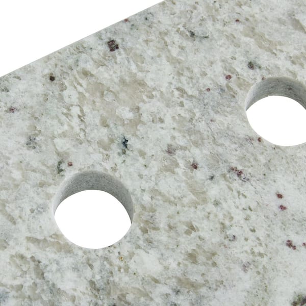 31 in. W x 22 in. D x .75 H Granite Vanity Top in Glacier White with White Basin 31 in. W x 22 in. D x .75 H Granite Vanity Top in Glacier White with White Basin