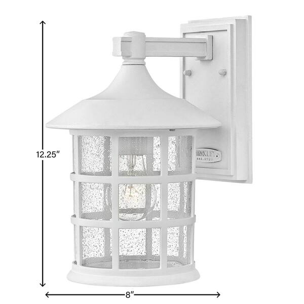 HINKLEY - Hinkley Freeport Medium Outdoor Wall Mount Lantern, Classic White