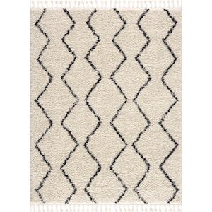 West End 5 ft. X 7 ft. Charcoal/Peach Area Rug