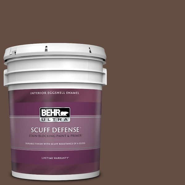 BEHR ULTRA 5 gal. #S-G-760 Chocolate Coco Extra Durable Eggshell Enamel Interior Paint & Primer