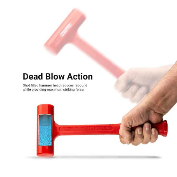 Made in USA Capri Tools 26 oz Slim Dead Blow Hammer 