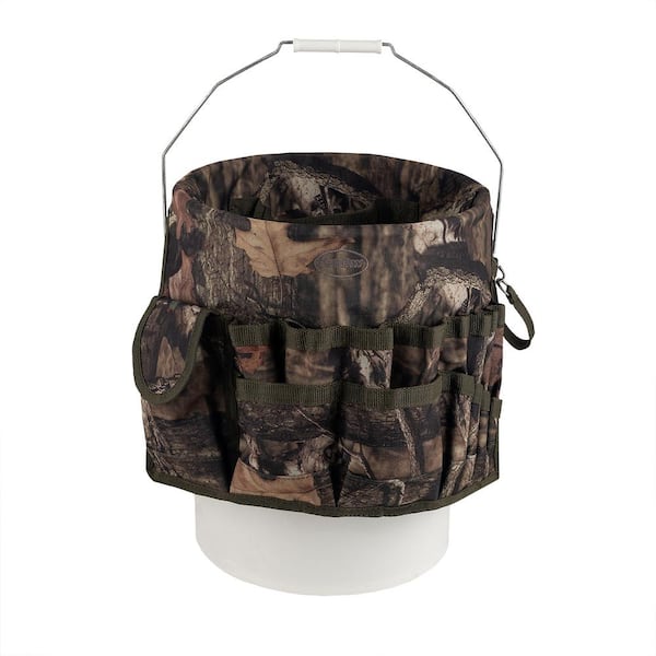 Mossy Oak Camo Bucketeer 5 Gal. Bucket Tool Storage Organizer