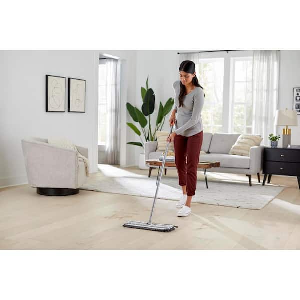 18 in. Microfiber Flip Dust Flat Mop Head (2-Pack)