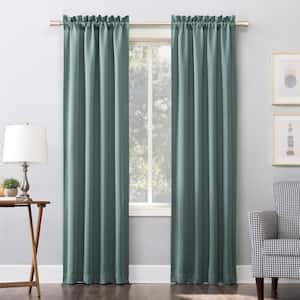 Gavin Energy Saving Mineral Polyester 40 in. W x 95 in. L Rod Pocket Blackout Curtain (Single Panel)