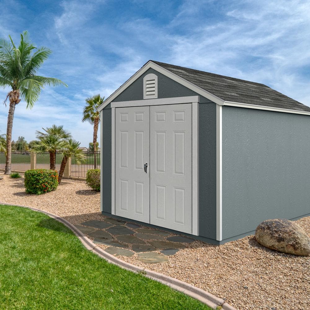 Handy Home Products DoIt Yourself Daytona 8 ft. x 10 ft. Severe Weather Rated Wood Storage Shed