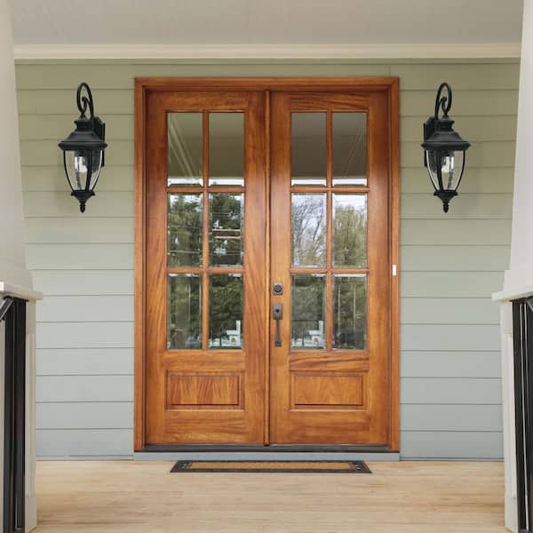 Prestwick - Metal and Glass Outdoor Light, Matte Black