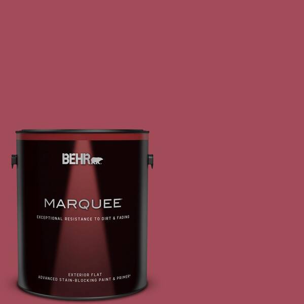 BEHR MARQUEE 1 gal. #130D-6 Sweet Spiceberry Flat Exterior Paint & Primer