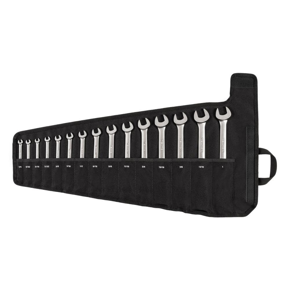 15-Piece (1/4-1 in.) Flex Head 12-Point Ratcheting Combination Wrench Set with Pouch price history on PriceWatchPro