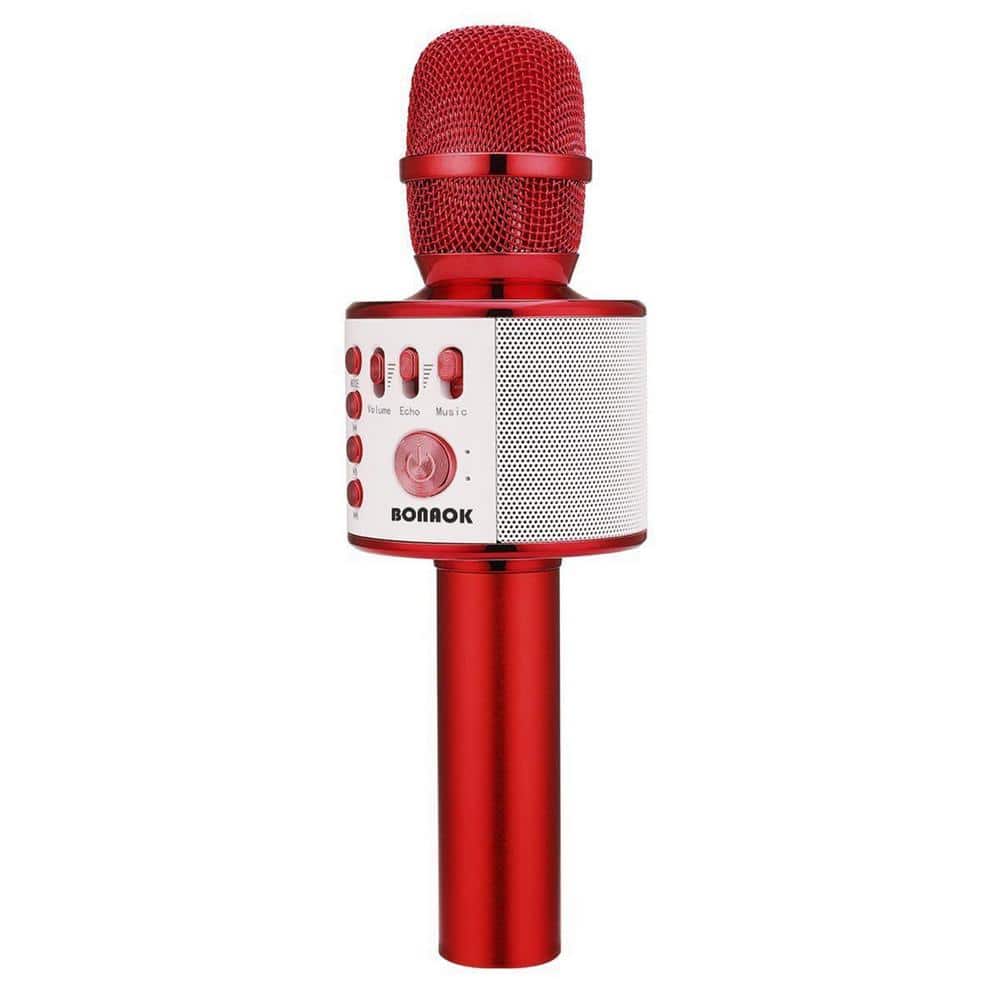 High Compatibility Rechargeable Wireless Bluetooth Karaoke Microphone in Re