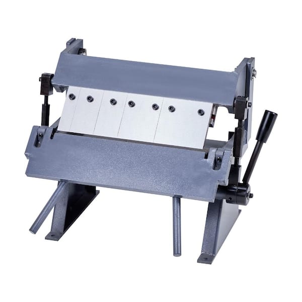 12" Box & Pan Brake, 20 Gauge,0-135°Adjustable, Heavy-Duty Aluminum Folder with 5 Fingers