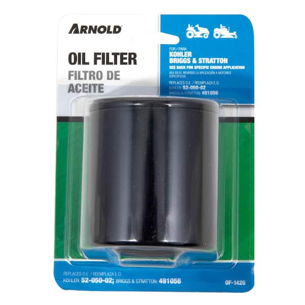 Arnold Replacement Oil Filter for KOHLER and Briggs & Stratton Engines
