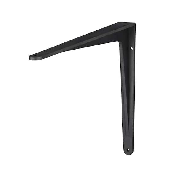 Dolle HERAKLES 13.4 in. Black Aluminum Shelf Bracket