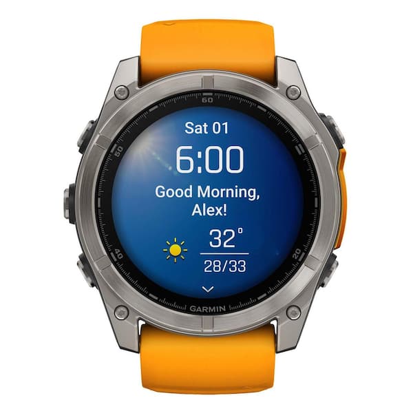 garmin235ｊ Garmin fenix 8 AMOLED Multisport 47-mm GPS Watch with Silicone