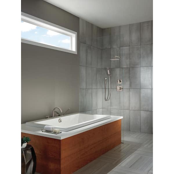 Delta Vero 2-Handle Deck-Mount Roman Tub Faucet with Hand Shower