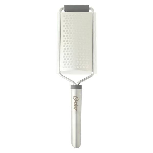 12 x 3.5 Inch Stainless Steel Handheld Grater in Silver