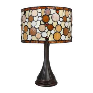22 in Tiffany Style Contemporary Drum Table Lamp