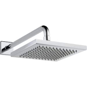1-Spray Patterns 2.5 GPM 7.69 in. Wall Mount Fixed Shower Head in Chrome