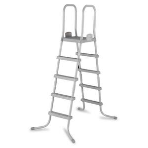 52 in. Steel Ladder for Above Ground Swimming Pool No-Slip Steps