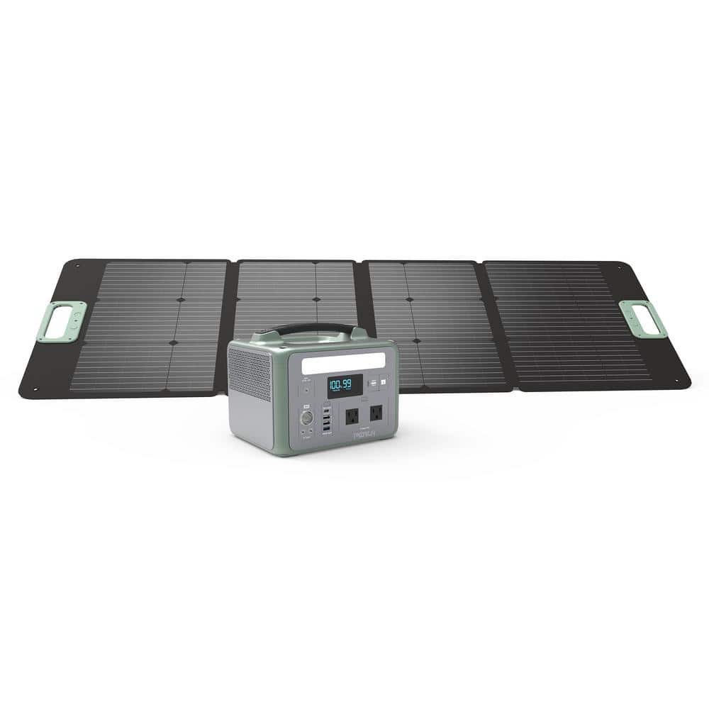 LiTime D320 Portable Power Station | 400W 320Wh - 320W Power Staion+100W  Solar Panel
