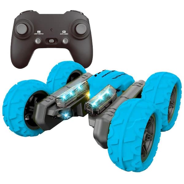 Acrobat Blue Rechargeable RC Stunt Car